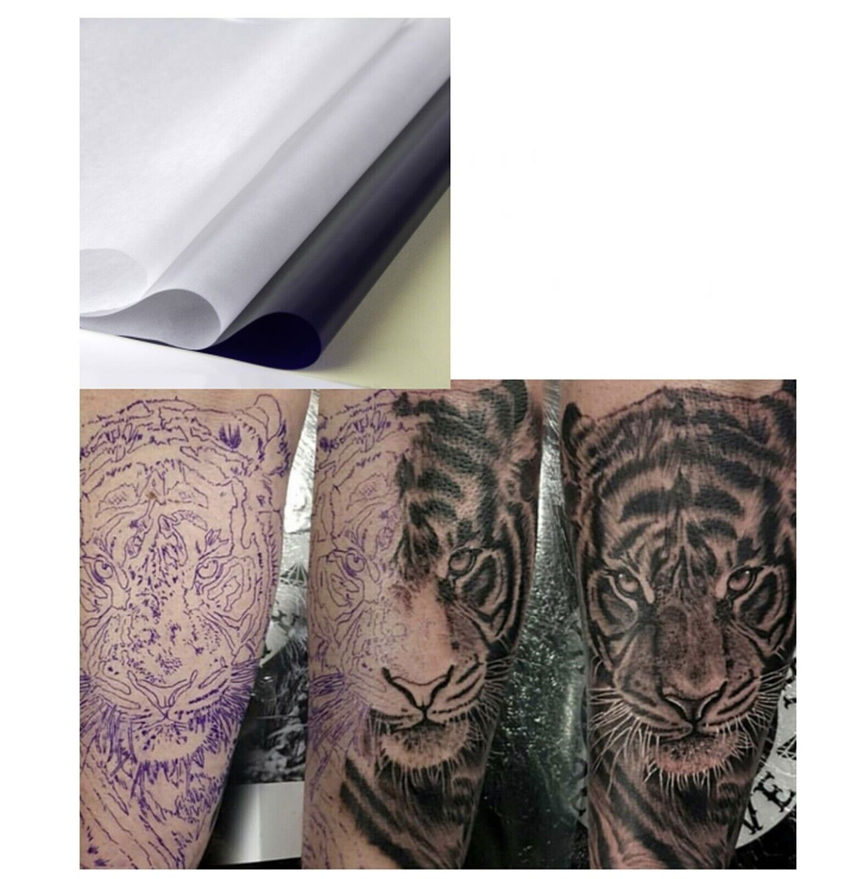 Kitcheniva Tattoo Transfer Paper Stencil Hectograph Supplies Sheets